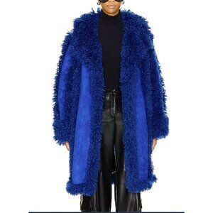 Ow Collection $550 Revolve Aspen Mountain Blue Coat Sz Small NWT Jacket